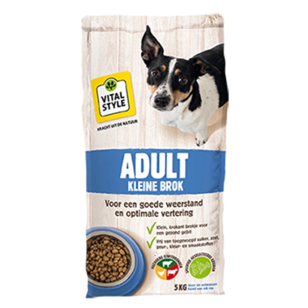 VITALstyle Hondenvoer Adult Kleine Hond 1 VITALstyle Hondenvoer Adult Kleine Hond