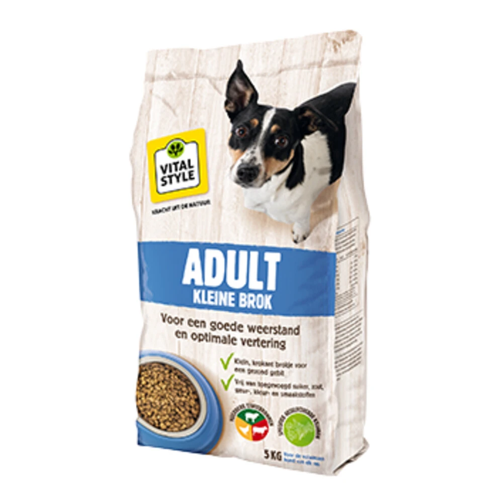 VITALstyle Hondenvoer Adult Kleine Hond 2 VITALstyle Hondenvoer Adult Kleine Hond - Afbeelding 2