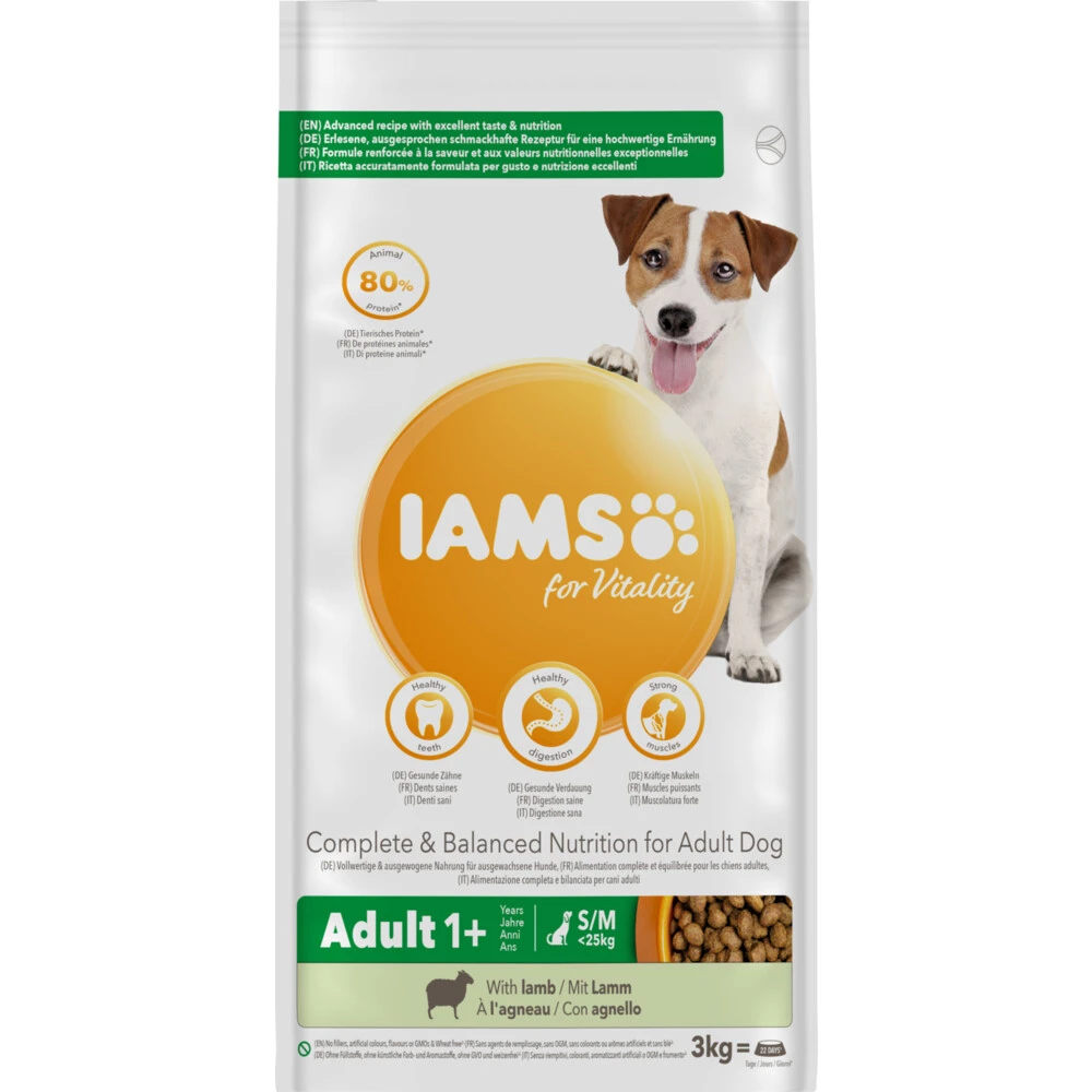 Iams Dog Adult Small - Medium Lam 1 Iams Dog Adult Small - Medium Lam