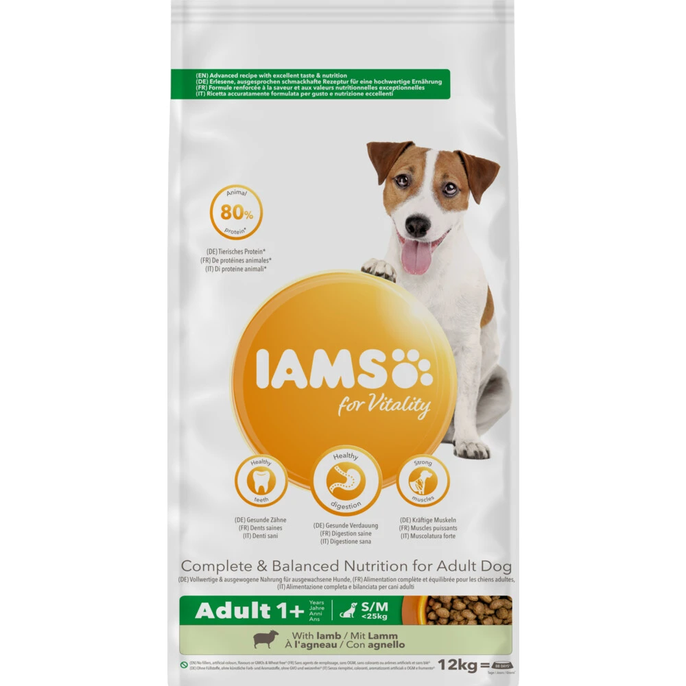 Iams Dog Adult Small - Medium Lam 1 Iams Dog Adult Small - Medium Lam