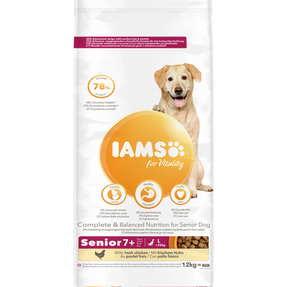 Iams Dog Senior Large Kip 1 Iams Dog Senior Large Kip