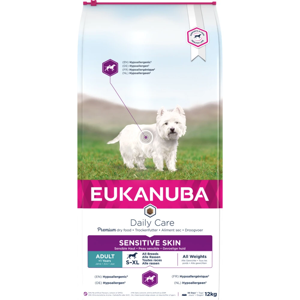 Eukanuba Dog Daily Care Adult Medium Gevoelige Huid 1 Eukanuba Dog Daily Care Adult Medium Gevoelige Huid