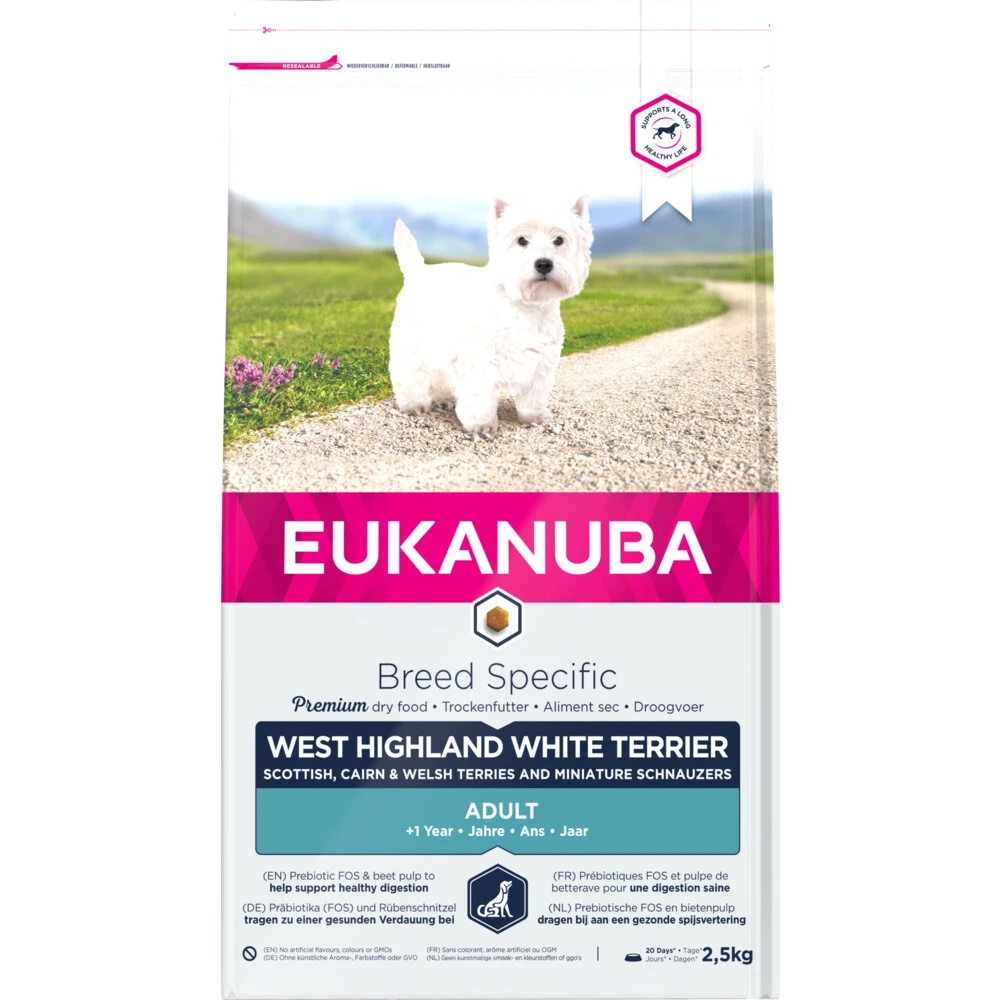 Eukanuba Dog Adult West Highland White Terrier Kip 1 Eukanuba Dog Adult West Highland White Terrier Kip