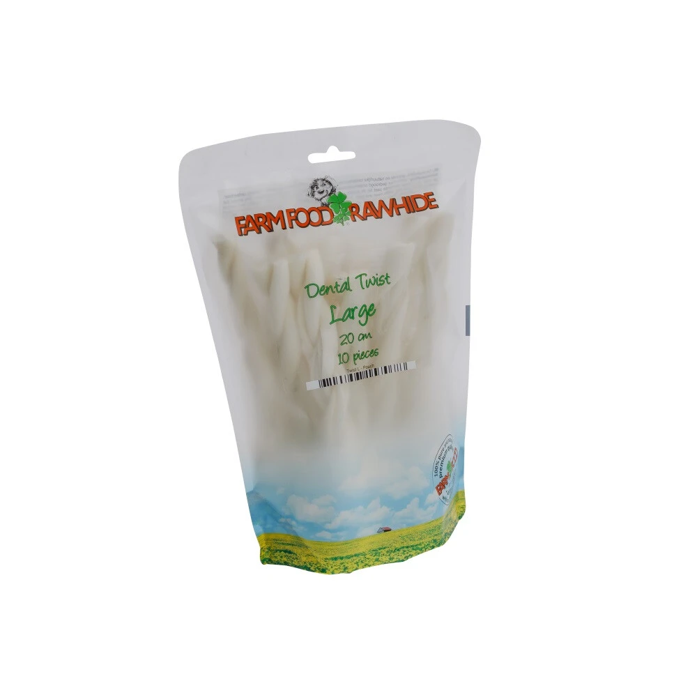 Farmfood Rawhide Dental Twist L 1 Farmfood Rawhide Dental Twist L