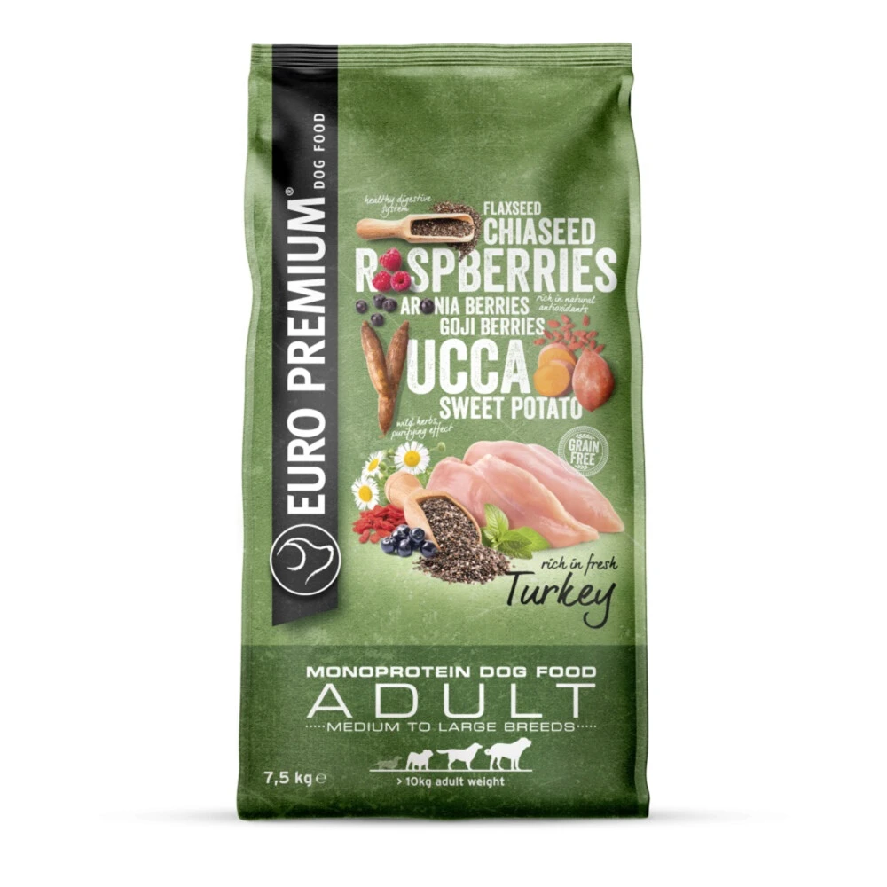 Euro-Premium Medium Tot Large Adult Kalkoen 1 Euro-Premium Medium Tot Large Adult Kalkoen