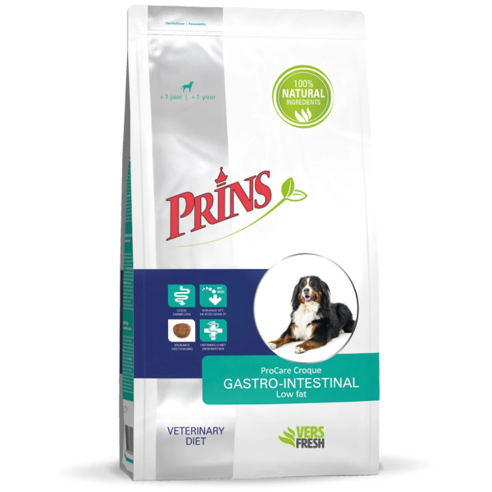 Prins ProCare Diet Croque Gastro-Intestinal Hondenvoer 1 Prins ProCare Diet Croque Gastro-Intestinal Hondenvoer