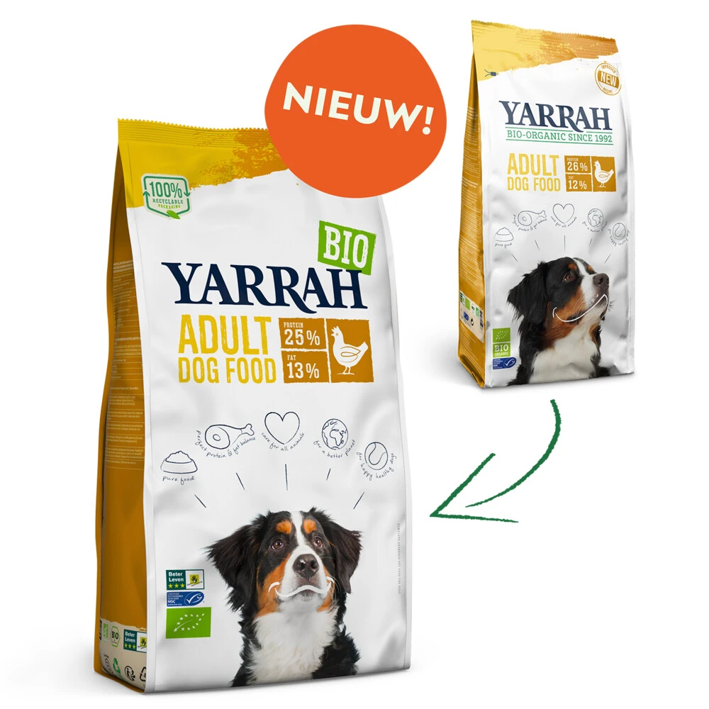 Yarrah Bio Hondenvoer Adult Kip 2 Yarrah Bio Hondenvoer Adult Kip - Afbeelding 2