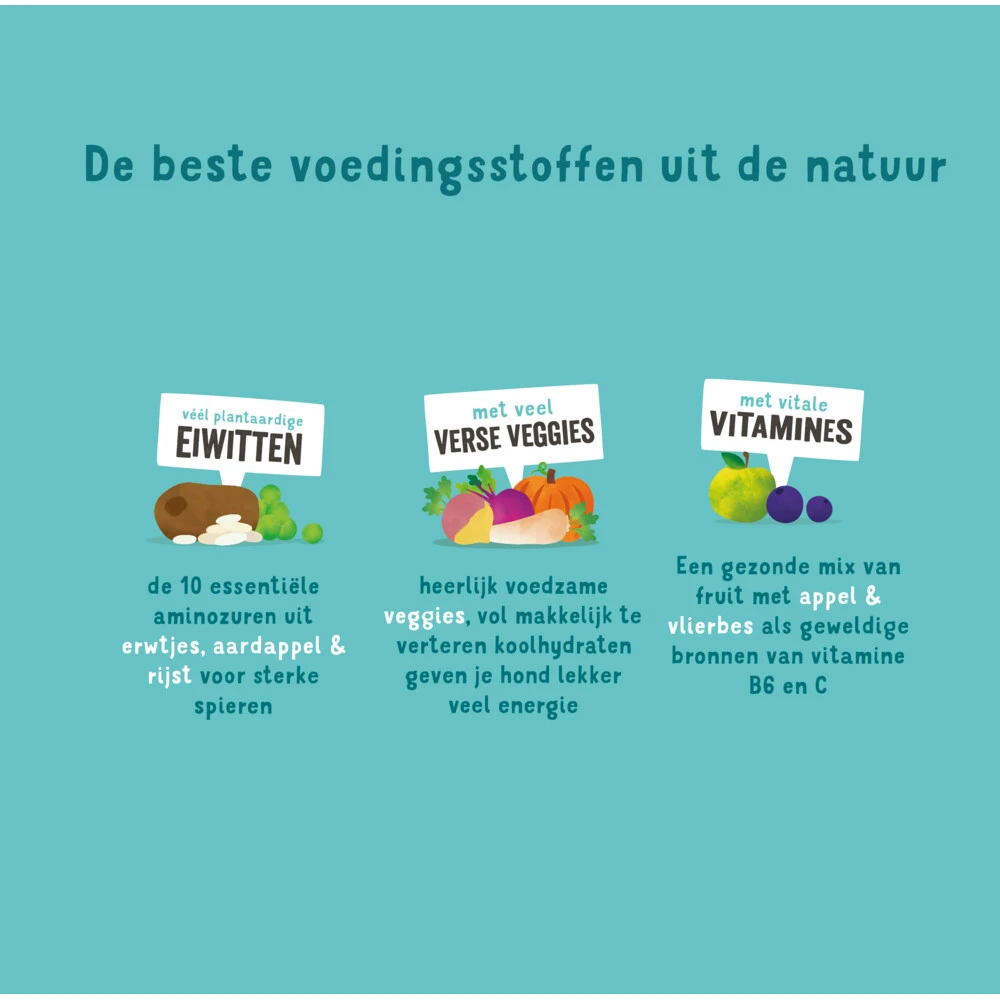 Edgard & Cooper Plantaardig Hondenvoer Rode Biet - Pompoen 4 Edgard & Cooper Plantaardig Hondenvoer Rode Biet - Pompoen - Afbeelding 4