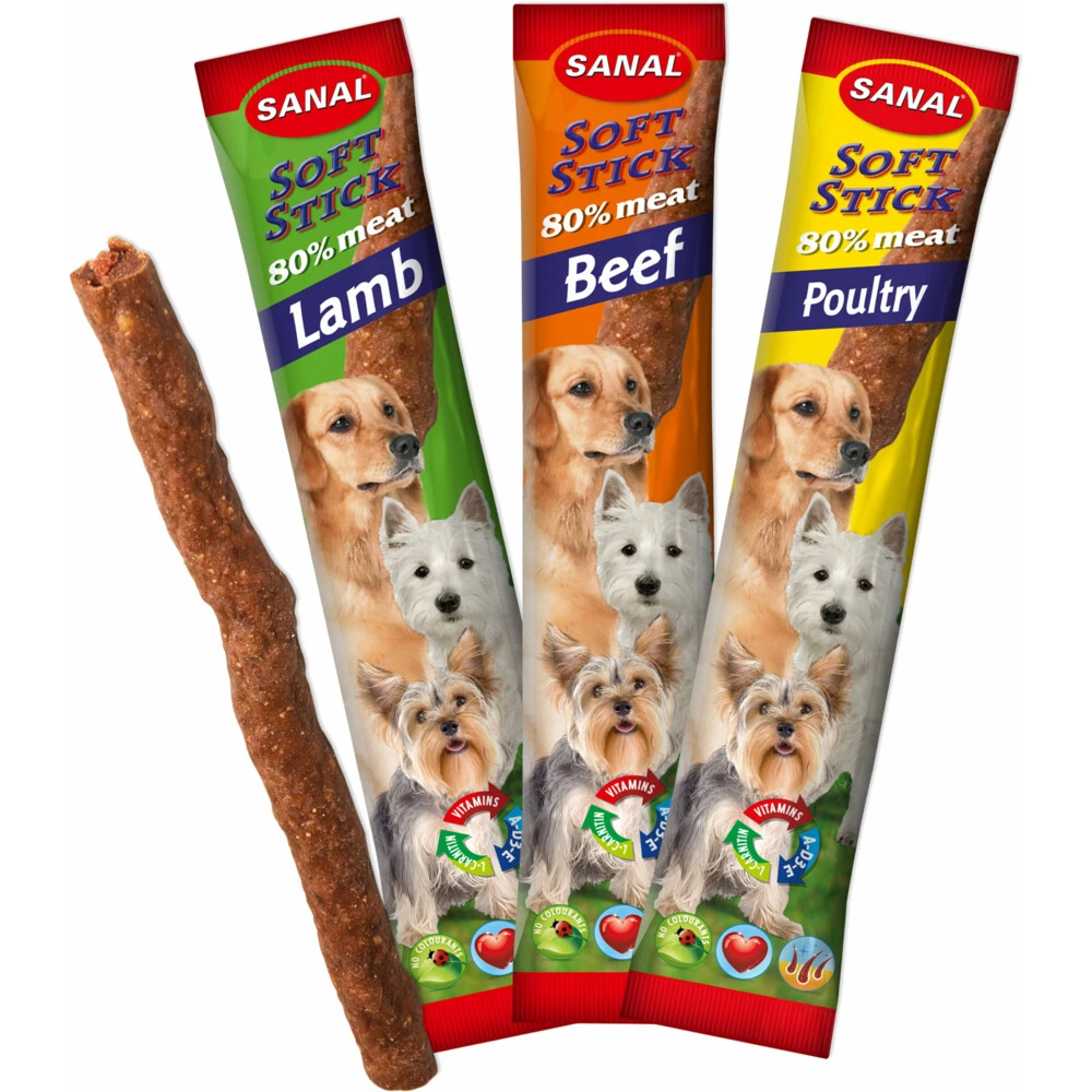 30x Sanal Hond Soft Stick Lam 2 30x Sanal Hond Soft Stick Lam - Afbeelding 2