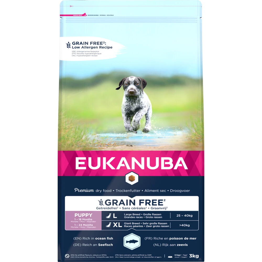 Eukanuba Dog Junior Large Graanvrij Vis 1 Eukanuba Dog Junior Large Graanvrij Vis