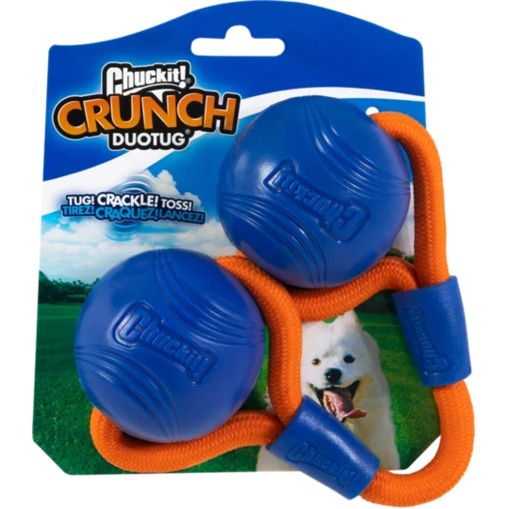 Chuckit! Chuckit Crunch Ball Duo Tug Medium 1 Chuckit! Chuckit Crunch Ball Duo Tug Medium