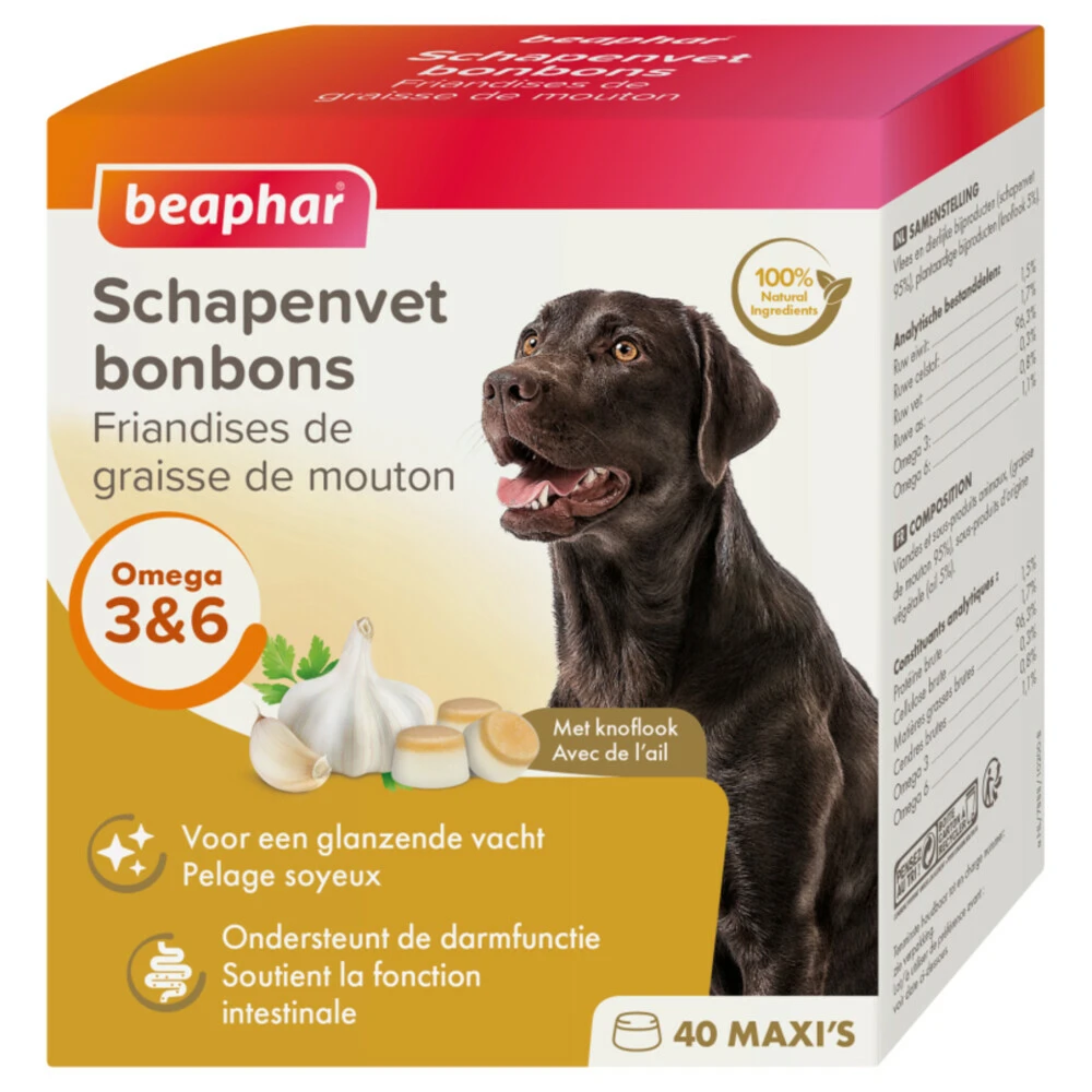 6x Beaphar Schapenvet Bonbons Knoflook 1 6x Beaphar Schapenvet Bonbons Knoflook