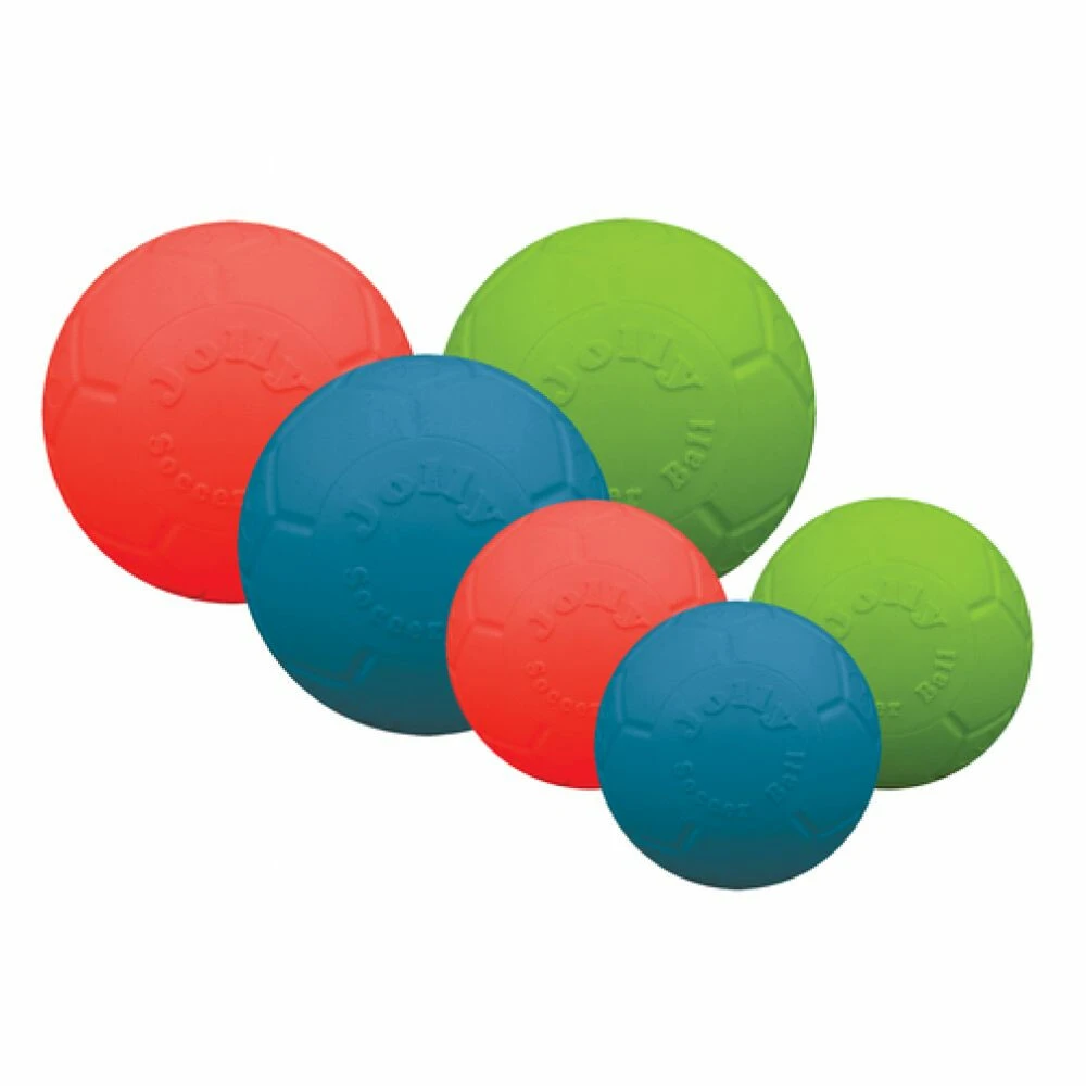 Jolly Pets Soccer Ball Oceaan Blauw ø 20 Cm 3 Jolly Pets Soccer Ball Oceaan Blauw ø 20 Cm - Afbeelding 3